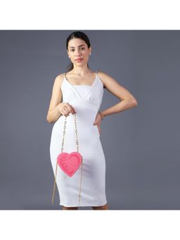 Tash Bags - Pink Valentine Heart In Acacia Wood