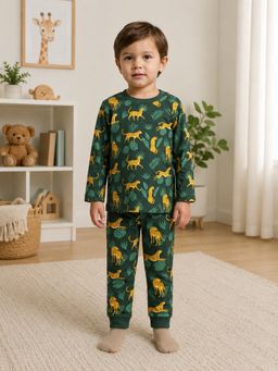 Orange Sugar - Cheetah Chase T-Shirt & Joggers (Set of 2)