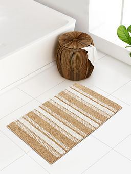 OBSESSIONS - Quick Dry & Anti skid Bathmat, Beige