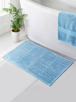 OBSESSIONS - Quick Dry & Anti skid Bathmat, Aqua
