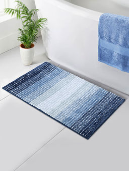 OBSESSIONS - Quick Dry & Anti skid Bathmat, Blue