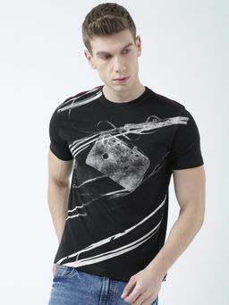 Huetrap - Mens Black Short Sleeve T-Shirt