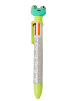 Accessorize London - Green 6-Colour Frog Pen (6-7 Years)