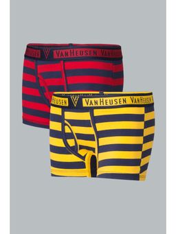 Van Heusen Innerwear - Van Heusen Boys Pack of 2 Colour Fresh & Striped Trunks - KDS04 , KDS02