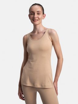 Jockey - 2547 Women Super Warm Combed Cotton Rich Brushed Thermal Tank Top - Skin