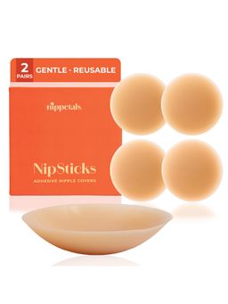 Nippetals - Nipsticks Adhesive Nipple Covers Nude (Pack of 2) (L)