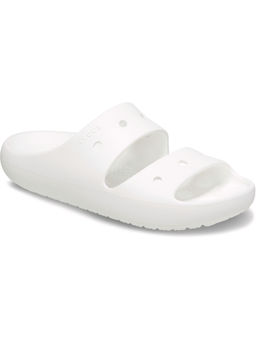Crocs - Unisex Classic Sliders v2 White