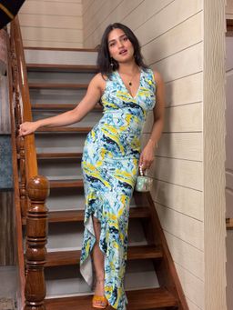 Tandul - Women Multi-Color Bodycon Maxi Dress