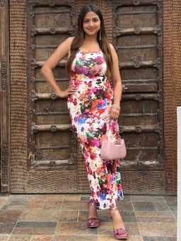 Tandul - Women Floral Print Maxi Dress