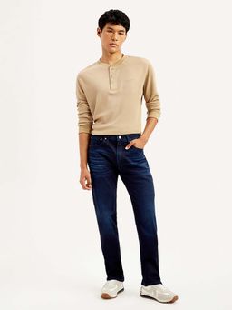 Levi's - Men's 505 Regular Fit Navy Jeans