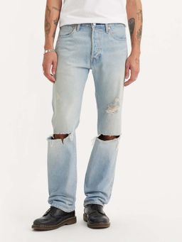 Levi's - Men's 501 Regular Fit Light Blue Jeans