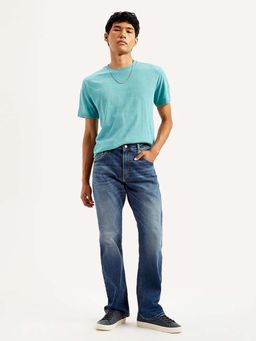 Levi's - Men's 517 Dark-Blue Straight Jeans