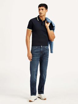 Levi's - Men's 511 Navy Blue Slim Fit Mid Rise Jeans