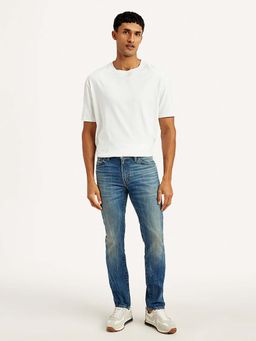 Levi's - Men's 511 Blue Slim Fit Mid Rise Jeans