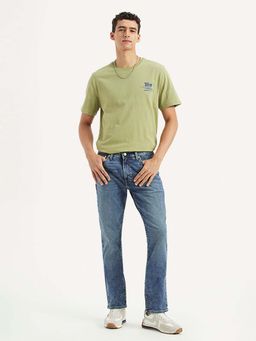 Levi's - Men's 511 Blue Slim Fit Mid Rise Jeans