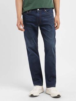Levi's - Men's 513 Navy Blue Slim Fit Mid Rise Jeans