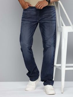 Levi's - Men's 511 Dark Blue Slim Fit Mid Rise Jeans