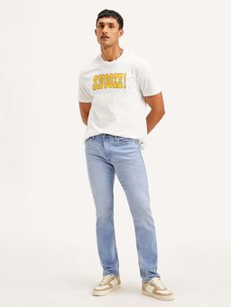 Levi's - Men's 513 Slim Fit Light-Blue Jeans