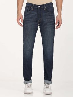 Levi's - Men's 512 Navy Blue Slim Fit Mid Rise Jeans