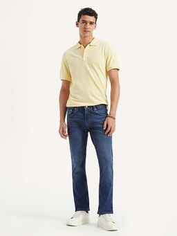 Levi's - Men's 65504 Blue Skinny Fit Mid Rise Jeans