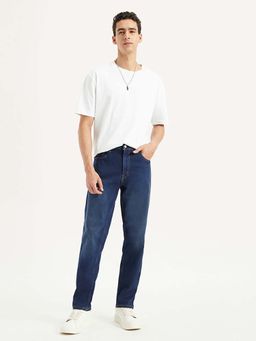 Levi's - Men's 550'92 Dark Blue Relaxed Fit Mid Rise Jeans