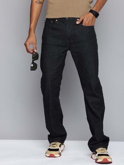 Levi's - Men's 527 Navy Blue Regular Fit Mid Rise Jeans