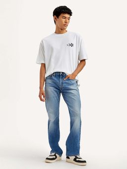 Levi's - Men's 527 Straight Fit Blue Jeans