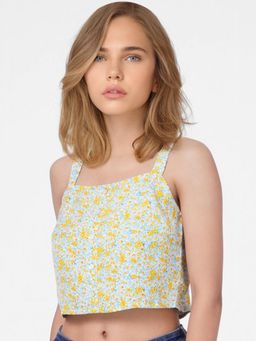 ONLY - Women Printed Blue Top