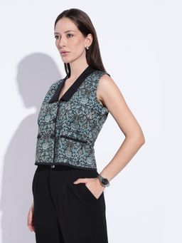 Maba India - Green Jade Heritage Tailored Vest