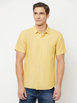 Cantabil - Men Mustard Shirt