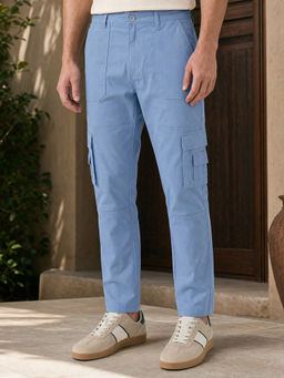 Nobero - Men Odyssey Cargo Pant - Blue