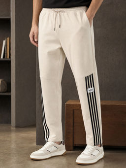 Nobero - Men Originals Straight Fit Trackpant - White