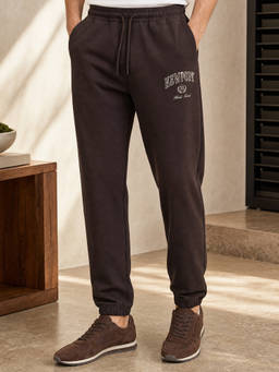 Nobero - Men Newport Island Tapered Fit Pant - Brown