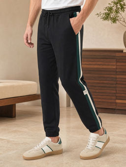 Nobero - Men Relaxed Fit Cotton Joggers For Daily Wear