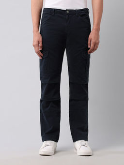 U.S. Polo Assn. Denim Co. - U.S. Polo Straight Fit Pure Cotton Cargo Pant - Navy Blue
