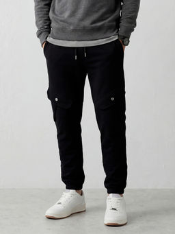 WROGN - Men's Casual Cargo Knit Joggers