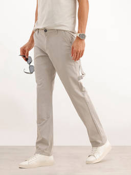 WROGN - Solid Straight Fit Carpenter Trouser - Grey