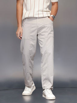 WROGN - Men's Casual Loose Fit Trouser