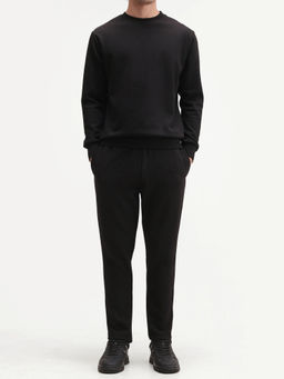 Rare Rabbit - Solid Black Men's Trackpant