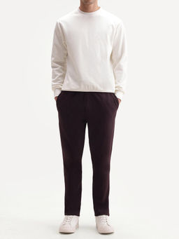 Rare Rabbit - Solid Maroon Men's Trackpant