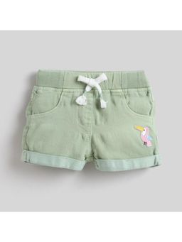 Little Kangaroos - Girls Pista Solid Shorts