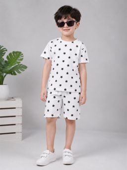 Kidbea - Kids Premium Summer Cotton Black Co-Ord Set