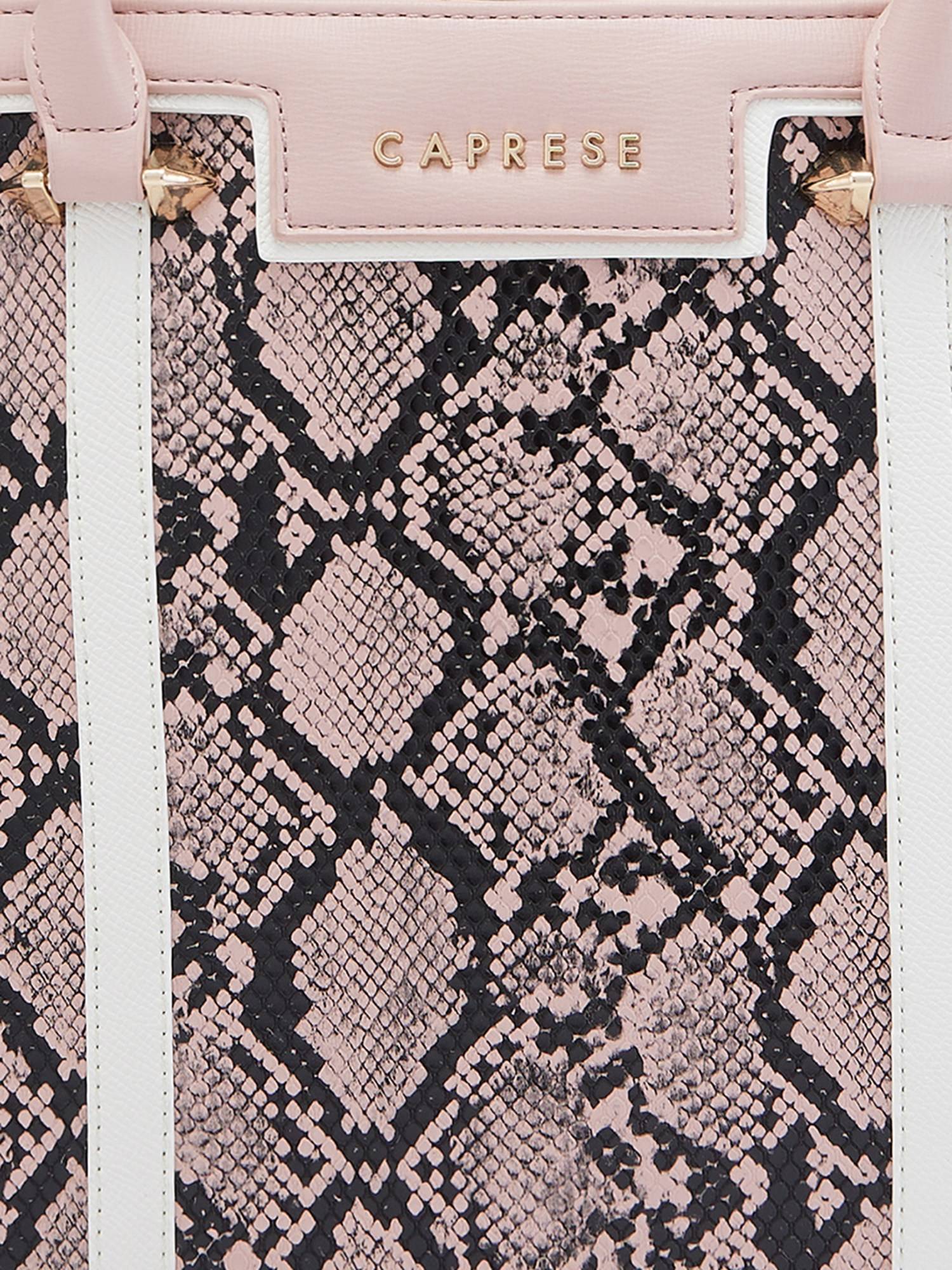 Buy Caprese Ellis Snake skin Print Pink Faux Leather Large Laptop