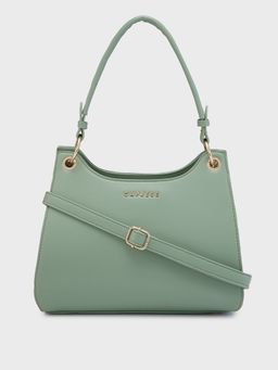 Caprese - Capri Solid Mint Faux Leather Small Handbag