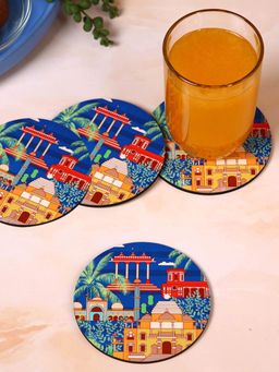 PENTADECO - Monuments Round Coaster (Pack of 4)