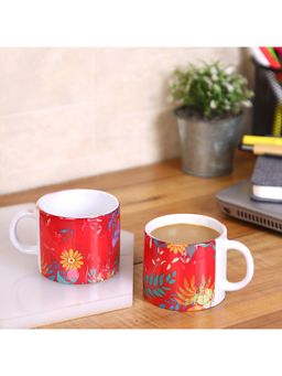 PENTADECO - Floral Mug (160ml) (Pack of 2)