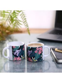 PENTADECO - Floral Mug (160ml) (Pack of 2)