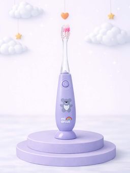 Mi Arcus - Purple Printed Plastic Tooth Brush (3-6 Years)