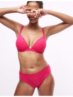 Marks & Spencer - Pink Flexifit Lace Wired Push-Up Bra