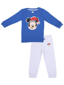 Bodycare - Mickey & Friends Boys Full Sleeves T-Shirt and Jogger (Set of 2)